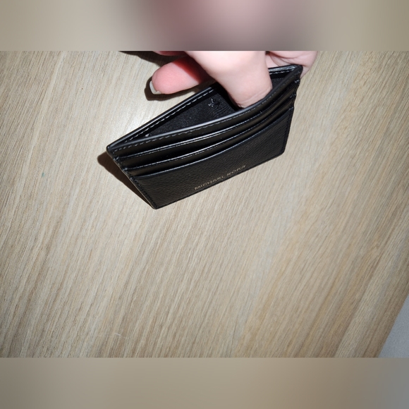 Michael Kors Cooper Pebbled Leather Tall Card Case - Picture 3 of 4